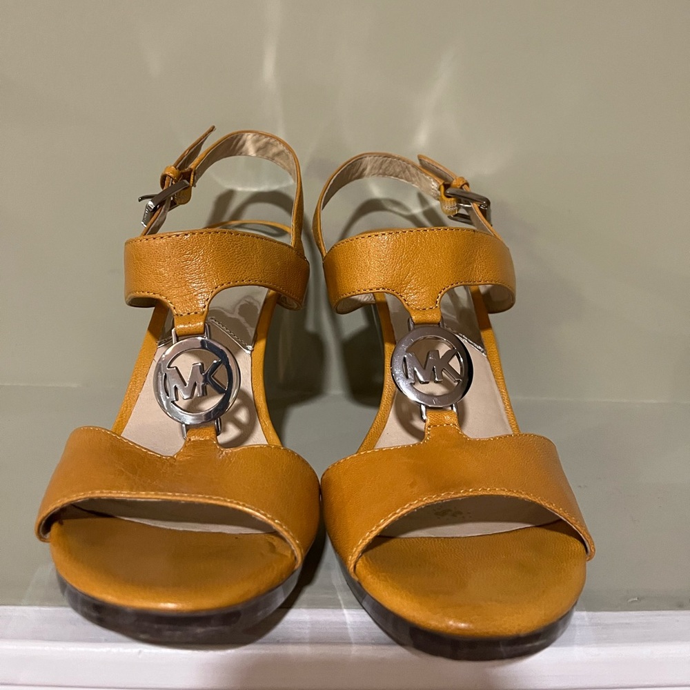 Michael Kors leather heels.